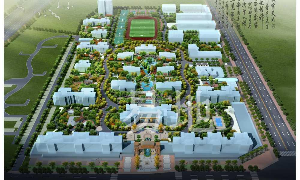 郑州易地园林景观规划设计有限公司作品，新合鑫睿智禧园